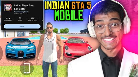 Playing INDIAN GTA 5 On Mobile INDIAN THEFT AUTO GAMEPLAY YouTube