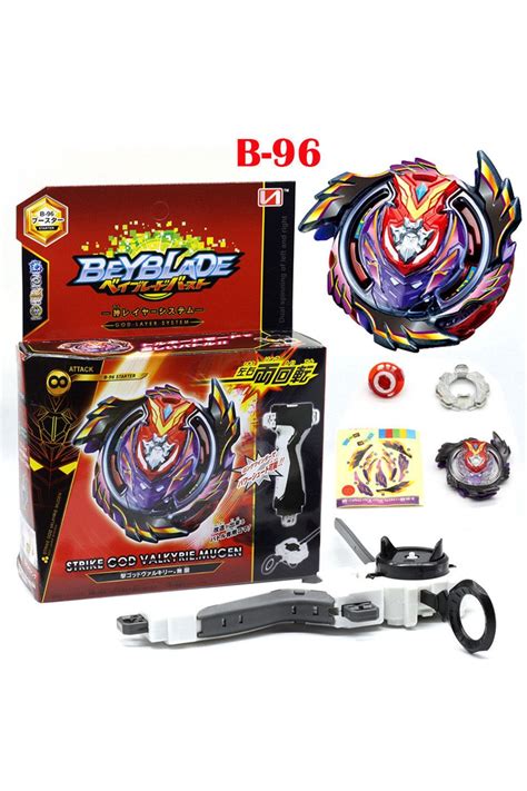 Beyblade Burst Strike God Valkyrie Mugen Strike Valtryek V3 Infinite B 96 B 96 B96 Tam Set