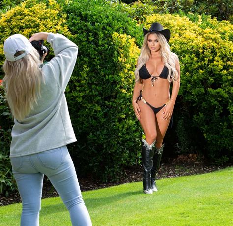 Bianca Gascoigne In A Bikini Calendar Photoshoot Celebmafia