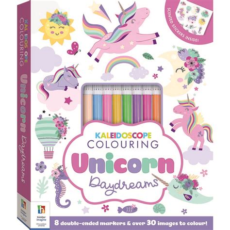 Kaleidoscope Colouring Kit Unicorn Daydreams BIG W