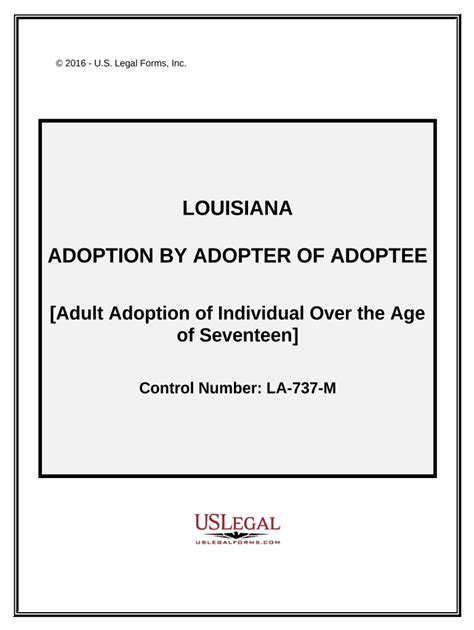 Louisiana Adoption Form Complete With Ease Airslate Signnow