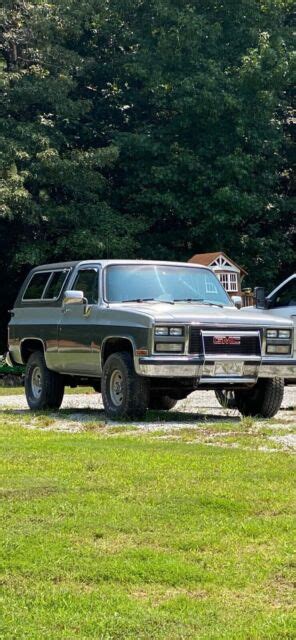 1990 Gmc Jimmy Suv Grey 4wd Automatic V15 For Sale