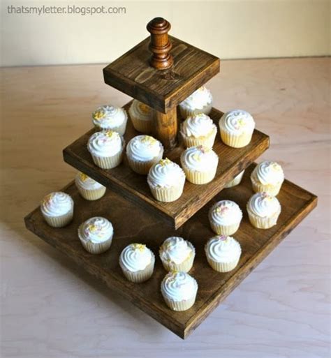 Daanis How To Build Wooden Cupcake Stand