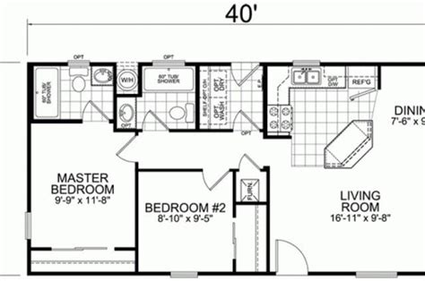 42 3 Bedroom 16X40 Cabin Floor Plans Comfortable New Home Floor Plans