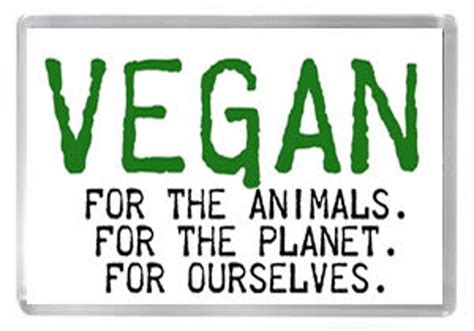 Vegan Slogan Poster Themed Fridge Magnet Set Etsy