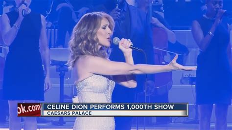 C Line Dion Celebrates Milestone Shows Youtube