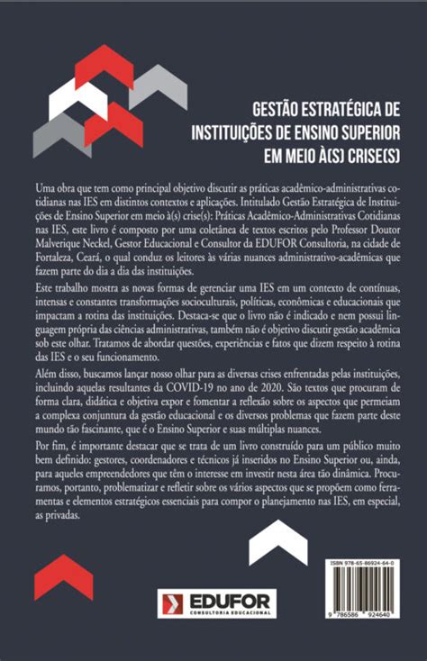 Gestão Estratégica de Instituições de Ensino Superior em Meio à s