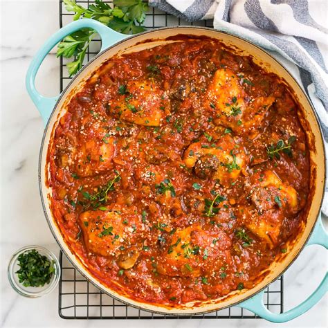 Chicken Cacciatore Easy Hour Stovetop Recipe Wellplated