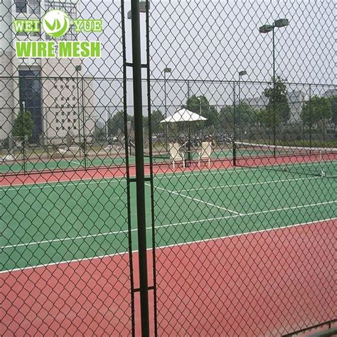 PVC Coated Galvanized Stadium Chain Link Fence For Playground China