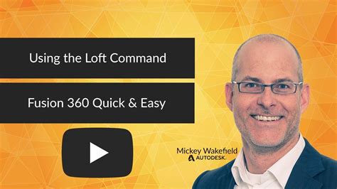 Using The Loft Command In Fusion 360 Youtube