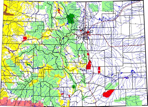 Land Map of Colorado. Details inside. csneon2000:... - Maps on the Web