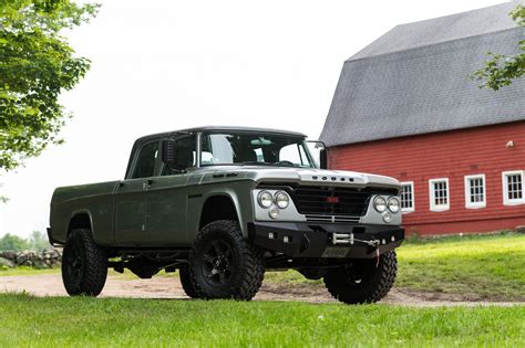 Supercharged 5 7l Hemi Swapped 1964 Dodge Power Wagon Is Badass Personified Autoevolution