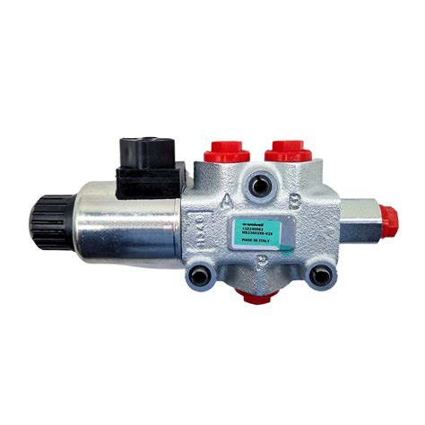 Walvoil 12vdc 3 Ways Galvanized Solenoid Diverter Valve Flowfit