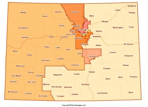 Colorado Springs Zip Code Map