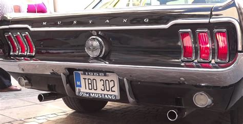 Incredible 1968 Ford Mustang V8 Engine Sound - Mustang Specs