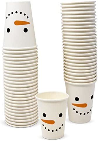 Amazon Ziliny Pack Oz Christmas Disposable Paper Cups With