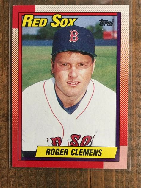 Topps Roger Clemens Boston Red Sox Pitcher Nm Nice