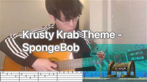 Krusty Krab Theme Spongebob Guitar Tutorial With Tabs Link In Description Youtube