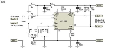 Simple Am Modulator Circuit Diagram Circuit Diagram