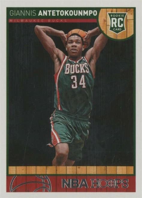 2013 Panini Hoops Giannis Antetokounmpo #275 Basketball - VCP Price Guide