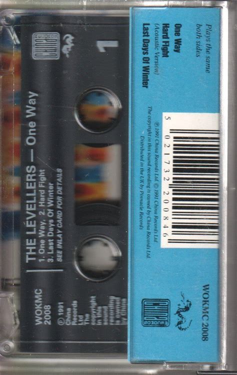 Levellers One Way Cassette Uk China 1991 Cassette Single Wokmc2008 Ebay