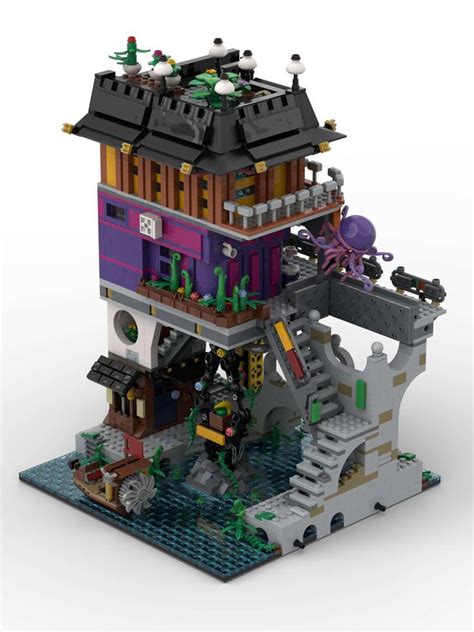 Lego Moc Ninjago City Moc Building 01 By Philippzimmermann Rebrickable Build With Lego