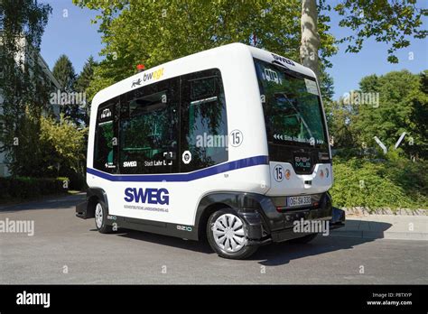 13 July 2018 Lahr Germany A Bus Of The State Owned Bus And Railway