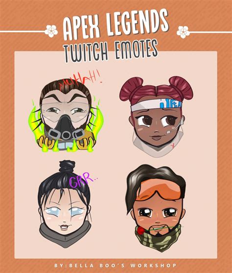 Apex Legends Twitch Emote Pack Etsy