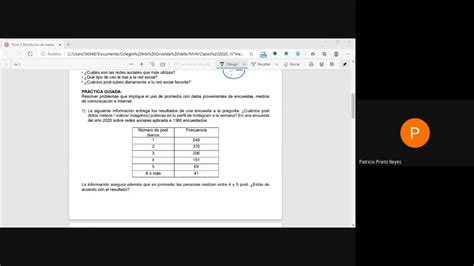 Clase 9 Noviembre Distribución De Medias Muestrales Parte 1 Youtube