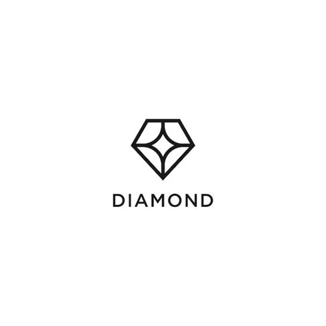 Premium Vector | Logo diamond design art template