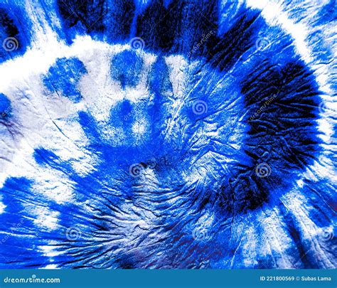 Beryl Spiral Shibori Texture Cerulean Swirl Watercolor Painting Azure