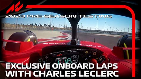 Exclusive Visor Cam Onboard Laps With Charles Leclerc Pre