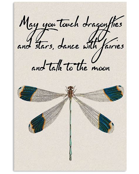 MAY YOU TOUCH DRAGONFLIES AND STARS Dragonfly Dragonfly Drawing