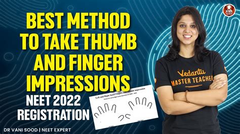 How To Take Thumb And Finger Impressions On Admit Card Neet