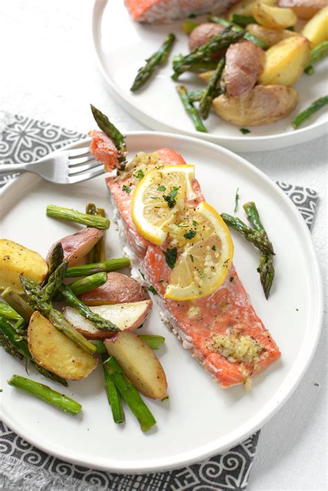 Sheet Pan Lemon Pepper Salmon And Veggies Simple Seasonal