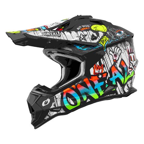 O Neal Series Rancid Motocross Enduro Mtb Helm Schwarz Wei