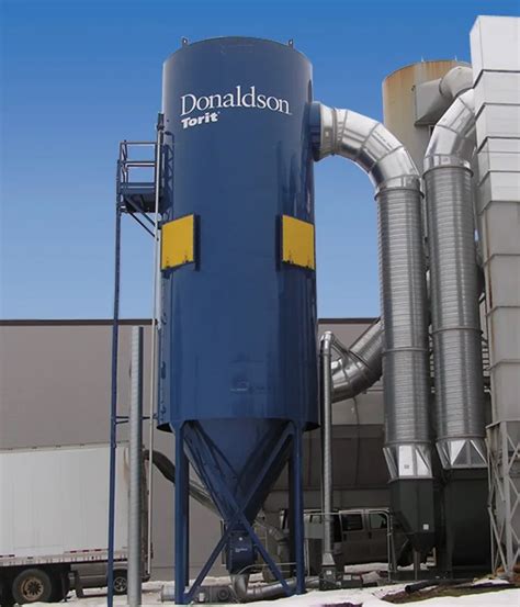 Baghouse Dust Collector With Cyclone Precleaner Donaldson Industrial