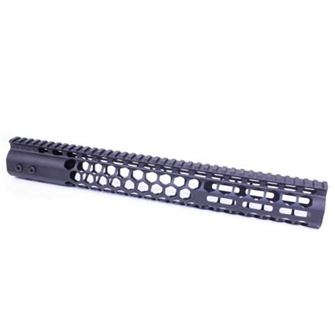 Guntec Ar 15 15 Air Lite Series Honeycomb M Lok Free Floating