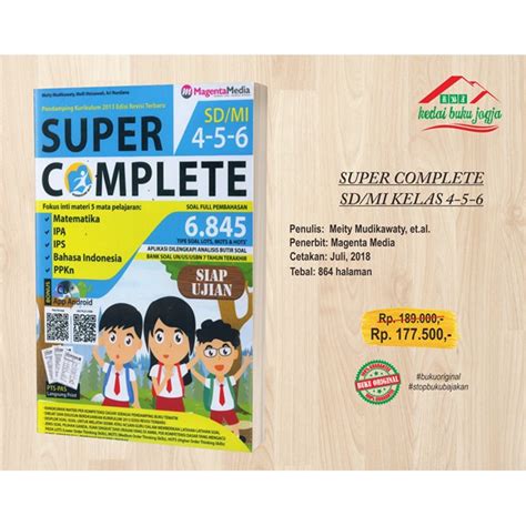 Jual Buku SUPER COMPLETE SD MI KELAS 4 5 6 CD Shopee Indonesia