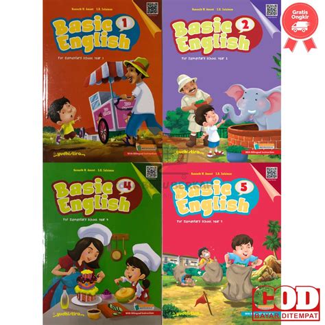 Jual Buku Basic English KELAS 1 2 3 4 5 6 SD MI Kurikulum Merdeka