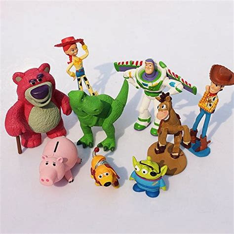 9pcs/Set 5-12 cm Toy Story Buzz Lightyear Woody Jessie Action Figure ...