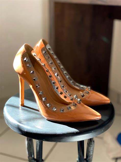 Scarpin Nude Spikes Sapato Feminino My Shoes Usado Enjoei