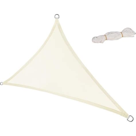 Voile D Ombrage X X M Tres Triangulaire En Pes Auvent Pour Jardin