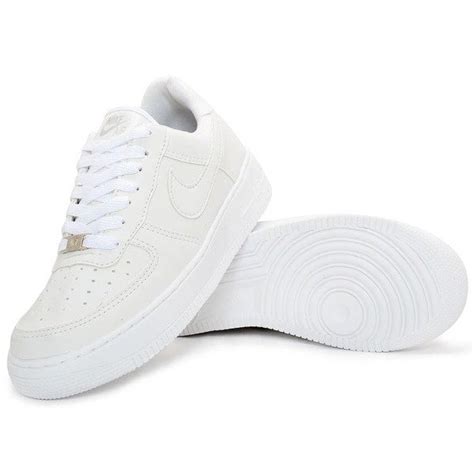 Tênis Air Force 1 Branco Cano Baixo Feminino Masculino Oferta