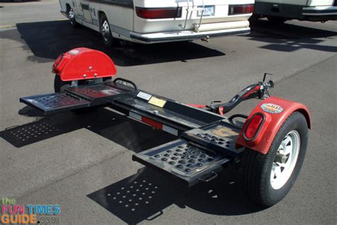 Choosing The Right Rv Tow Dolly So You Can Tow A Car Behind Your Motorhome The Rving Guide