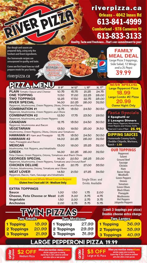 River Pizza - 4042 Innes rd Order Online!