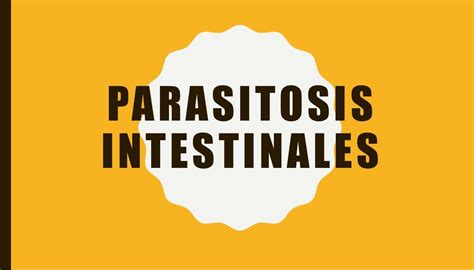 Parasitosis Intestinal Amebiasis Balantidiasis Criptosporidiasis