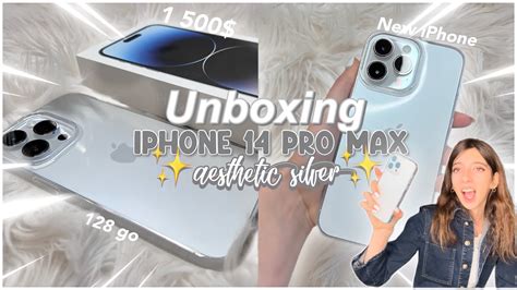 Iphone 14 Pro Max Unboxing Silver Youtube