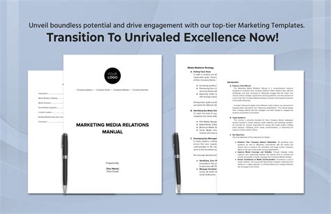 Marketing Media Relations Manual Template In Word Pdf Google Docs