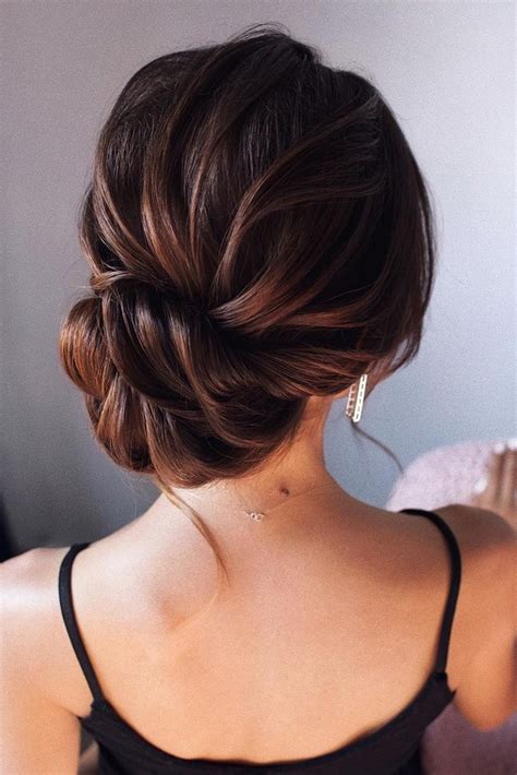 15 Stunning Low Bun Updo Wedding Hairstyles From Tonyastylist